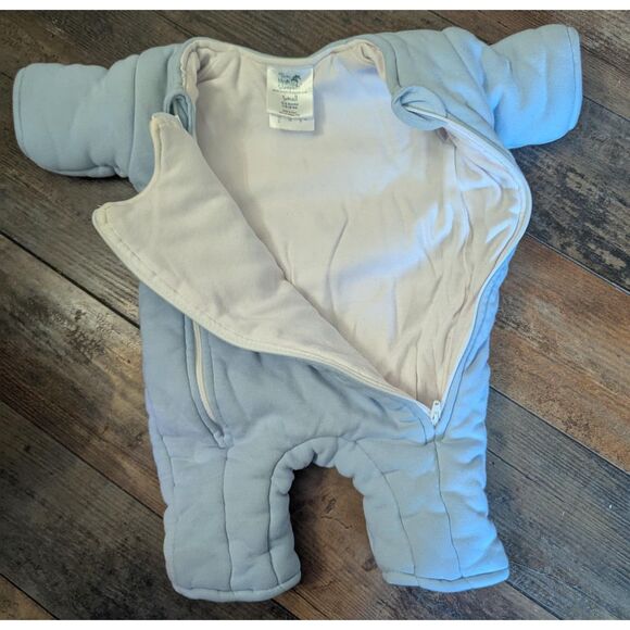 BABY MERLIN'S MAGIC SLEEPSUIT Small (3-6M/12-18lb) Blue Swaddle Transition - Picture 4 of 6